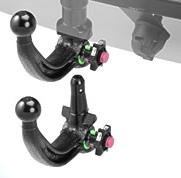 Thule detachable sales swan neck towbar